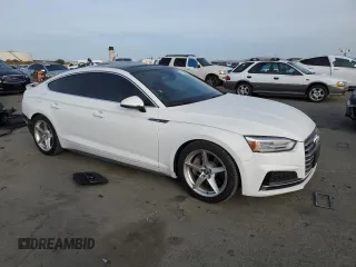2018 Audi A5 Sportback Premium with VIN WAUDNCF51JA080277, listed as a Copart auction lot 77560844 with 139,696 mi miles and Salvage Title. Bid and sale history available at carsss.com. Image 4.
