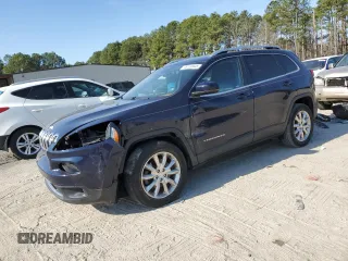 2016 Jeep Cherokee Limited with VIN 1C4PJMDB7GW271112, listed as a Copart auction lot 48150945 with 75,921 mi miles and Salvage Title. Bid and sale history available at DreamBid. Image 1.
