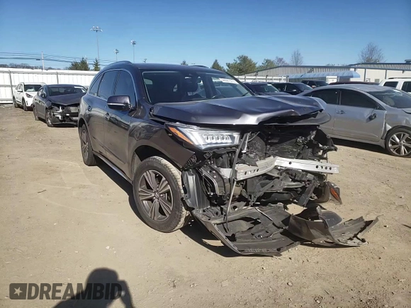 2017 Acura MDX with VIN 5FRYD4H32HB019318, listed as a Copart auction lot 44081373 with 0 mi miles. Bid and sale history available at carsss.com. Image 12.