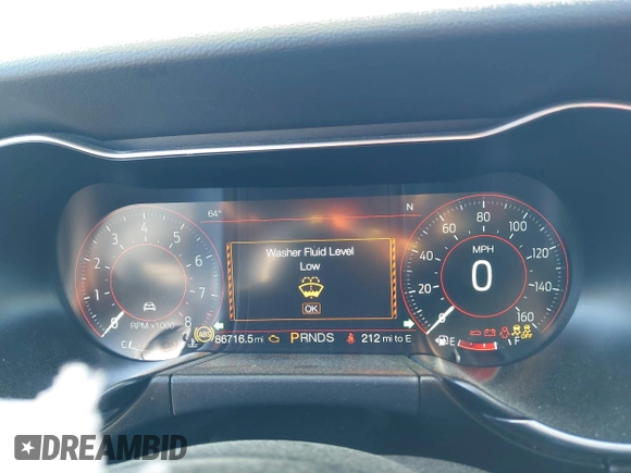2019 Ford Mustang GT with VIN 1FA6P8CFXK5203249, listed as a IAAI auction lot 41863569 with 86,716 mi miles. Bid and sale history available at carsss.com. Image 7.