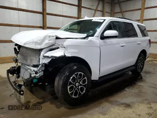 2024 Ford Expedition XLT with VIN 1FMJU1H84REA47391, listed as a Copart auction lot 43958465 with 25,182 mi miles and Clean Title. Bid and sale history available at carsss.com. Image 1.