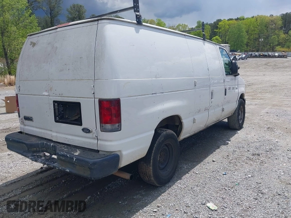 2008 Ford Econoline Cargo Commercial with VIN 1FTNE24W48DA69151, listed as a IAAI auction lot 42025690 with Not Provided miles and . Bid and sale history available at DreamBid. Image 4.