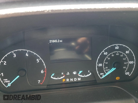 2022 Ford Transit Passenger XL with VIN 1FBAX9YG3NKA59727, listed as a Copart auction lot 57765794 with 21,845 mi miles and Salvage Title. Bid and sale history available at DreamBid. Image 9.