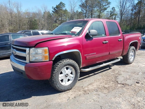2007 Chevrolet Silverado 1500 LTZ with VIN 2GCEK13M471510029, listed as a IAAI auction lot 41824501 with 176,239 mi miles. Bid and sale history available at carsss.com. Image 2.