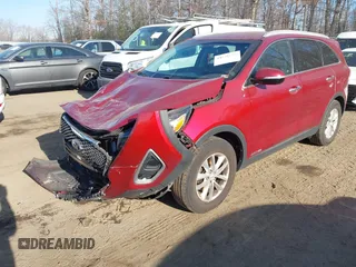 2018 Kia Sorento LX V6 with VIN 5XYPGDA53JG425123, listed as a IAAI auction lot 41639091 with 171,736 mi miles. Bid and sale history available at carsss.com. Image 2.