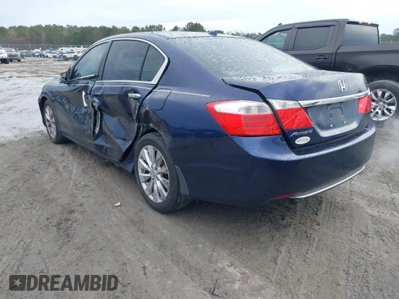 2013 Honda Accord Sdn EX-L with VIN 1HGCR2F88DA177330, listed as a IAAI auction lot 41418526 with 106,438 mi miles. Bid and sale history available at carsss.com. Image 3.