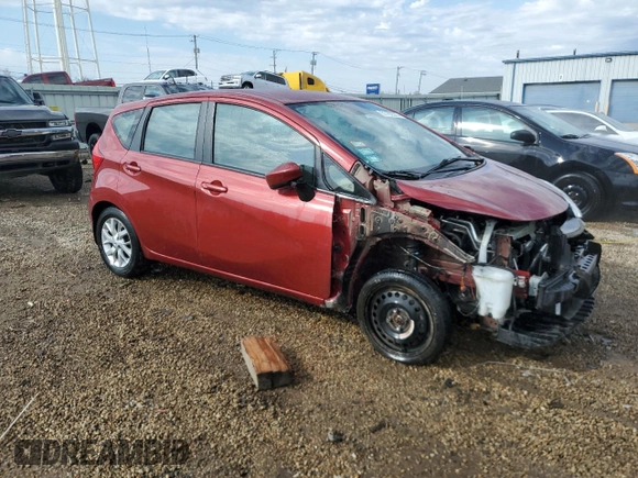 2016 Nissan Note SV with VIN 3N1CE2CP7GL376715, listed as a Copart auction lot 51152305 with 24,870 mi miles and Salvage Title. Bid and sale history available at DreamBid. Image 4.