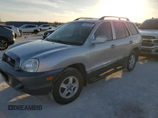 2003 Hyundai Santa Fe with VIN KM8SB12B83U366238, listed as a Copart auction lot 83824904 with 0 mi miles and Salvage Title. Bid and sale history available at carsss.com. Image 1.