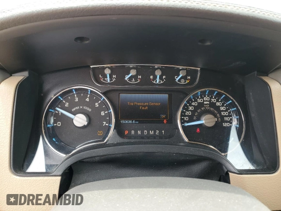 2011 Ford F-150 XL with VIN 1FTFW1EF5BFA45768, listed as a Copart auction lot 59952055 with 150,636 mi miles and Salvage title. Bid and sale history available at DreamBid. Image 9.