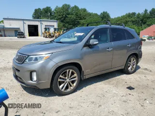 2014 Kia Sorento SX with VIN 5XYKWDA70EG470377, listed as a Copart auction lot 63577705 with 158,660 mi miles and Clean title. Bid and sale history available at DreamBid. Image 1.