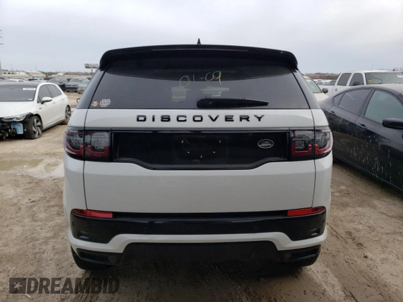 2021 Land Rover Discovery Sport SE R-Dynamic with VIN SALCL2FX8MH903355, listed as a Copart auction lot 42373504 with 33,159 mi miles. Bid and sale history available at carsss.com. Image 6.