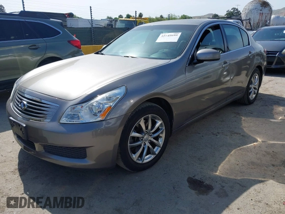 2008 Infiniti G35 Sedan x with VIN JNKBV61F78M278770, listed as a IAAI auction lot 42149695 with 210,350 mi miles. Bid and sale history available at carsss.com. Image 2.