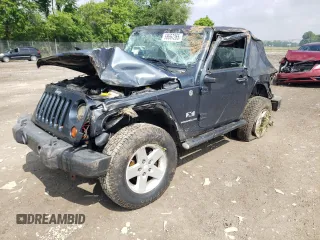 2008 Jeep Wrangler X z VIN 1J4FA24158L563572, wystawiony jako Copart lot #58667265 z przebiegiem 162 649 mil mil oraz Szkoda całkowita • Salvage title. Historia ofert i sprzedaży dostępna na DreamBid. Obrazek 1.