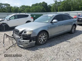 2010 Audi A6 Premium Plus with VIN WAUFGAFB5AN037275, listed as a Copart auction lot 58584415 with 128,628 mi miles and Salvage title. Bid and sale history available at DreamBid. Image 1.