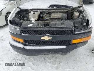 2020 Chevrolet Express Cargo Van with VIN 1GCWGAFG3L1259676, listed as a Copart auction lot 43748395 with 156,622 mi miles and Salvage Title. Bid and sale history available at carsss.com. Image 12.