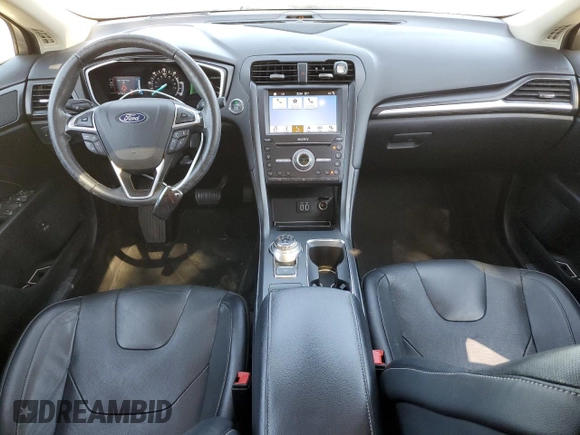 2019 Ford Fusion Titanium with VIN 3FA6P0SU2KR202384, listed as a Copart auction lot 56030415 with 64,774 mi miles and Salvage title. Bid and sale history available at DreamBid. Image 8.