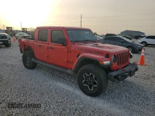 2022 Jeep Gladiator Rubicon with VIN 1C6JJTBGXNL163474, listed as a Copart auction lot 49156285 with 20,347 mi miles and Salvage title. Bid and sale history available at DreamBid. Image 4.