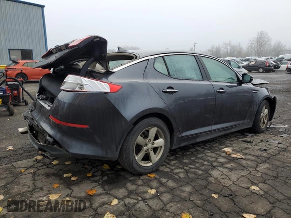 2015 Kia Optima LX with VIN KNAGM4A74F5622891, listed as a Copart auction lot 83112334 with Not Provided miles and Salvage Title. Bid and sale history available at carsss.com. Image 3.