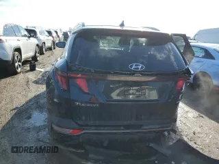 2024 Hyundai Tucson SEL with VIN KM8JBCDE7RU319788, listed as a Copart auction lot 46882775 with 13,206 mi miles and Salvage Title. Bid and sale history available at carsss.com. Image 6.