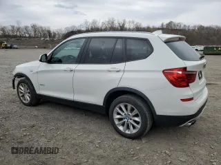 2016 BMW X3 xDrive28i with VIN 5UXWX9C58G0D82226, listed as a Copart auction lot 51960465 with 129,066 mi miles and Salvage Title. Bid and sale history available at DreamBid. Image 2.