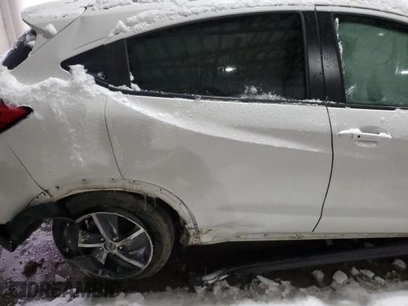 2022 Honda HR-V EX with VIN 3CZRU6H51NM734658, listed as a Copart auction lot 41384715 with 40,403 mi miles and Salvage Title. Bid and sale history available at carsss.com. Image 10.