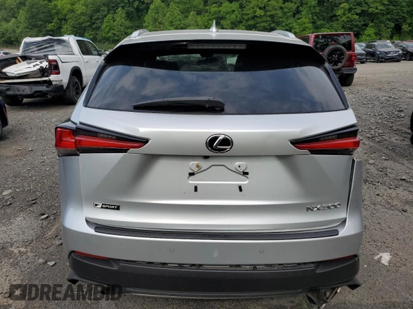 2019 Lexus NX 300 with VIN JTJBARBZ3K2189396, listed as a Copart auction lot 60099615 with 36,331 mi miles and Salvage title. Bid and sale history available at DreamBid. Image 6.