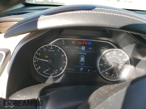 2021 Nissan Murano Platinum z VIN 5N1AZ2DS3MC147348, wystawiony jako Copart lot #82631594 z przebiegiem Nie podano mil oraz Szkoda całkowita • Salvage title. Historia ofert i sprzedaży dostępna na DreamBid. Obrazek 9.