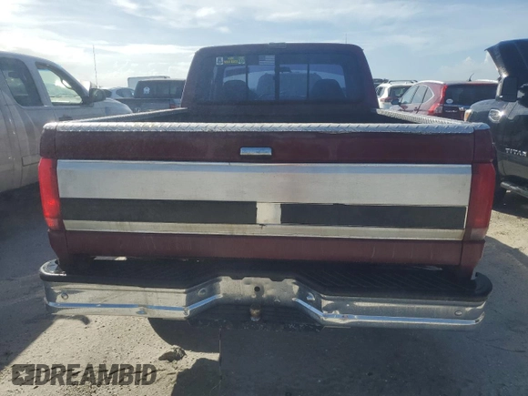 1992 Ford F-150 with VIN 1FTEX14H2NKA55620, listed as a Copart auction lot 76487124 with 182,781 mi miles and Salvage Title. Bid and sale history available at DreamBid. Image 6.