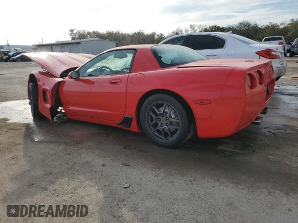 2001 Chevrolet Corvette Z06 with VIN 1G1YY12S715121234, listed as a Copart auction lot 41794705 with 56,836 mi miles and Salvage Title. Bid and sale history available at carsss.com. Image 2.