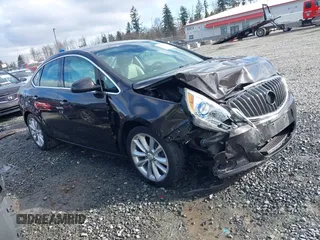 2014 Buick Verano Leather Group with VIN 1G4PS5SK0E4174523, listed as a IAAI auction lot 41745640 with 105,245 mi miles. Bid and sale history available at carsss.com. Image 1.