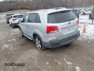 2012 Kia Sorento EX with VIN 5XYKUDA20CG284796, listed as a IAAI auction lot 41414017 with 120,345 mi miles. Bid and sale history available at carsss.com. Image 3.