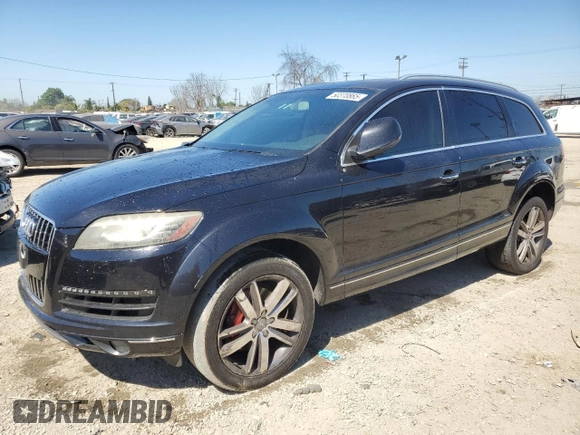 2012 Audi Q7 3.0L TDI Premium Plus with VIN WA1LMAFE3CD007204, listed as a Copart auction lot 50370865 with 167,740 mi miles and Clean Title. Bid and sale history available at carsss.com. Image 1.