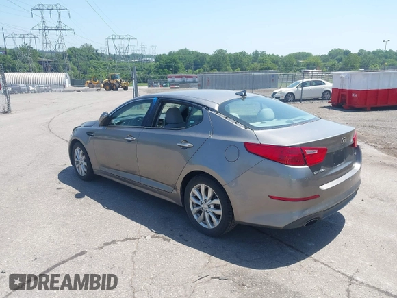 2015 Kia Optima LX with VIN 5XXGM4A75FG451244, listed as a IAAI auction lot 42582899 with 109,152 mi miles and . Bid and sale history available at DreamBid. Image 3.