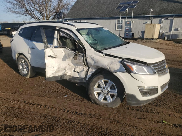 2014 Chevrolet Traverse LT with VIN 1GNKRGKD2EJ344266, listed as a Copart auction lot 48668575 with 132,216 mi miles and Clean Title. Bid and sale history available at DreamBid. Image 4.