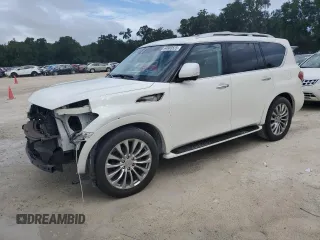 2015 Infiniti QX80 with VIN JN8AZ2ND4F9770793, listed as a Copart auction lot 64803525 with 228,293 mi miles and Salvage title. Bid and sale history available at DreamBid. Image 1.