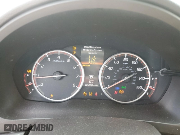 2019 Acura ILX Premium with VIN 19UDE2F81KA006447, listed as a Copart auction lot 49531005 with 26,038 mi miles and Salvage Title. Bid and sale history available at DreamBid. Image 9.