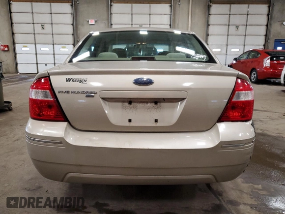 2005 Ford Five Hundred SE with VIN 1FAFP26125G205910, listed as a Copart auction lot 59995904 with 230,468 mi miles and Clean Title. Bid and sale history available at carsss.com. Image 6.