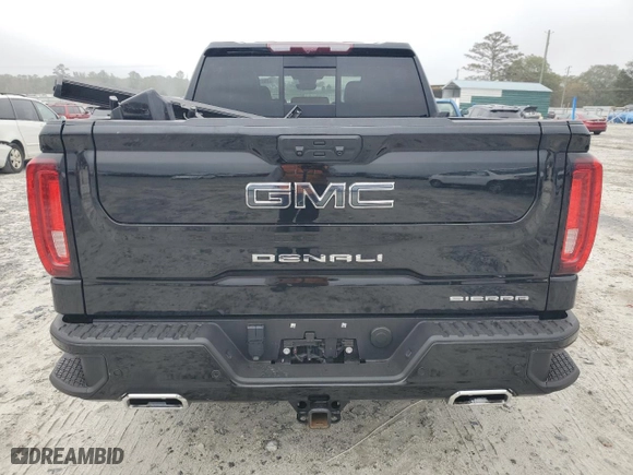 2023 GMC Sierra 1500 Denali Ultimate with VIN 1GTUUHEL1PZ119317, listed as a Copart auction lot 79717174 with 28,667 mi miles and Salvage Title. Bid and sale history available at carsss.com. Image 6.