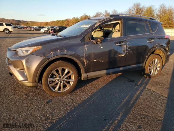 2017 Toyota RAV4 Limited with VIN 2T3YFREV9HW350325, listed as a Copart auction lot 86793634 with 171,636 mi miles and Salvage Title. Bid and sale history available at carsss.com. Image 1.