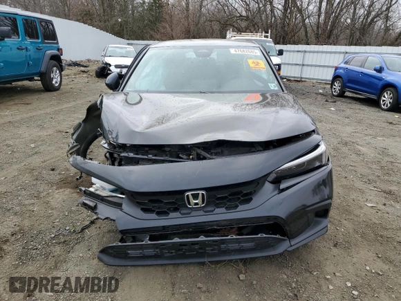 2023 Honda Civic Sport with VIN 19XFL2H83PE007243, listed as a Copart auction lot 47682685 with Not Provided miles and Salvage Title. Bid and sale history available at DreamBid. Image 5.