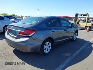 2013 Honda Civic LX with VIN 2HGFB2F59DH300657, listed as a IAAI auction lot 42111248 with Not Provided miles and . Bid and sale history available at DreamBid. Image 4.