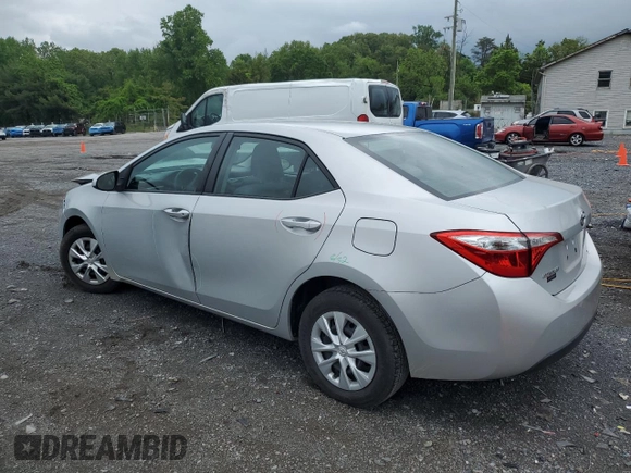 2016 Toyota Corolla L with VIN 2T1BURHE9GC597134, listed as a Copart auction lot 55486885 with 127,220 mi miles and Salvage Title. Bid and sale history available at DreamBid. Image 2.