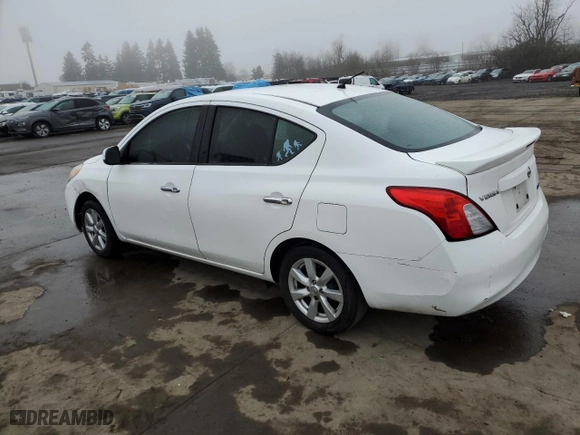 2014 Nissan Versa SV with VIN 3N1CN7AP1EL805182, listed as a Copart auction lot 88955725 with 119,181 mi miles and Salvage Title. Bid and sale history available at carsss.com. Image 2.