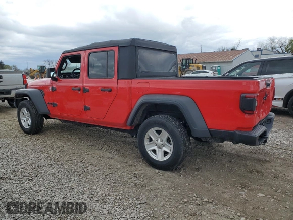2020 Jeep Gladiator Sport S with VIN 1C6HJTAG0LL131338, listed as a Copart auction lot 50883235 with 50,547 mi miles and Salvage title. Bid and sale history available at DreamBid. Image 2.