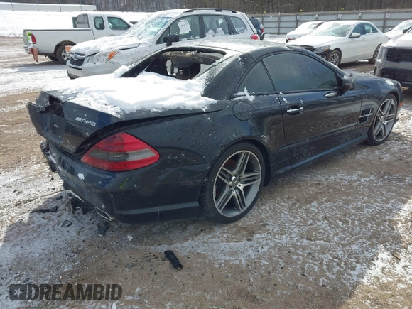 2011 Mercedes-Benz SL 550 with VIN WDBSK7BA6BF165194, listed as a IAAI auction lot 41624837 with Not provided miles and . Bid and sale history available at DreamBid. Image 4.