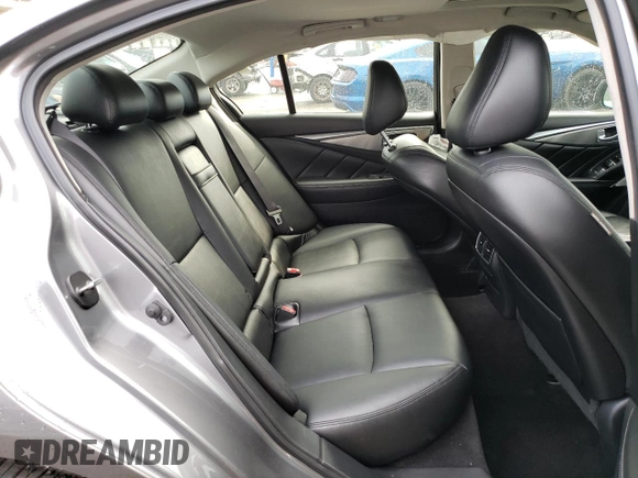 2017 Infiniti Q50 3.0t Signature Edition with VIN JN1EV7AR6HM830339, listed as a Copart auction lot 67737894 with 128,643 mi miles and Salvage Title. Bid and sale history available at carsss.com. Image 10.