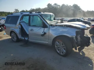 2015 Ford Expedition EL Platinum with VIN 1FMJK1LT8FEF49107, listed as a Copart auction lot 69219684 with 0 mi miles and Salvage Title. Bid and sale history available at carsss.com. Image 4.