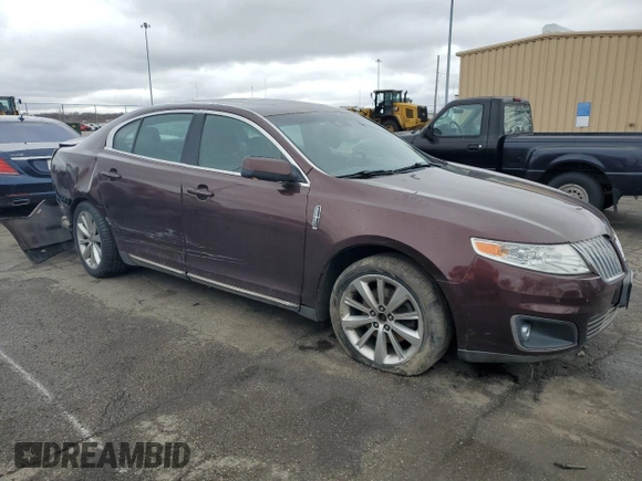 2010 Lincoln MKS with VIN 1LNHL9DR4AG605716, listed as a Copart auction lot 49903275 with 162,596 mi miles and Salvage Title. Bid and sale history available at DreamBid. Image 4.