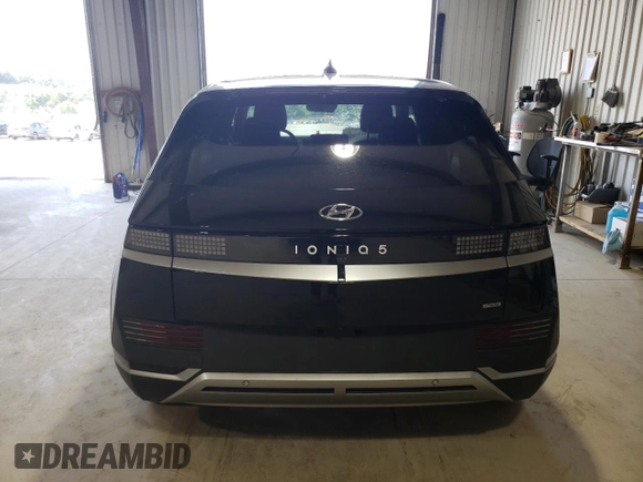 2023 Hyundai Ioniq 5 SE with VIN KM8KMDAF5PU160347, listed as a Copart auction lot 59949344 with 2,665 mi miles and Salvage title. Bid and sale history available at DreamBid. Image 6.