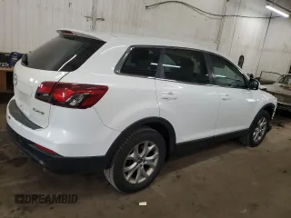 2015 Mazda CX-9 Sport with VIN JM3TB2BV9F0458308, listed as a Copart auction lot 53378565 with 176,095 mi miles and Salvage Title. Bid and sale history available at carsss.com. Image 3.
